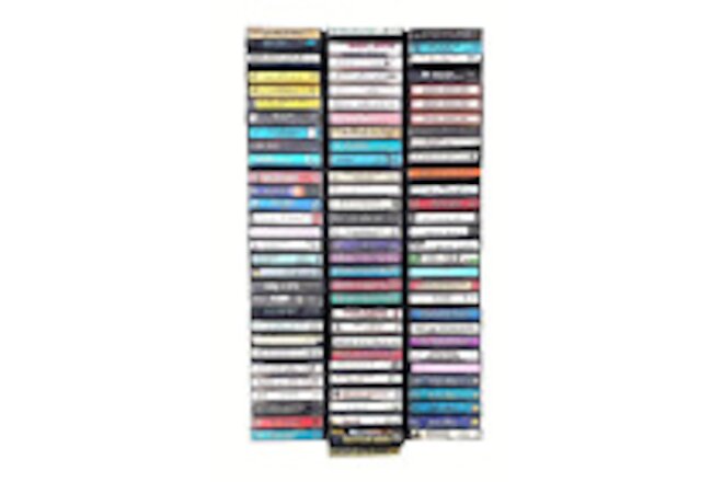 Lot Of 91 Popular Music Cassette Tapes Assorted Titles Artists