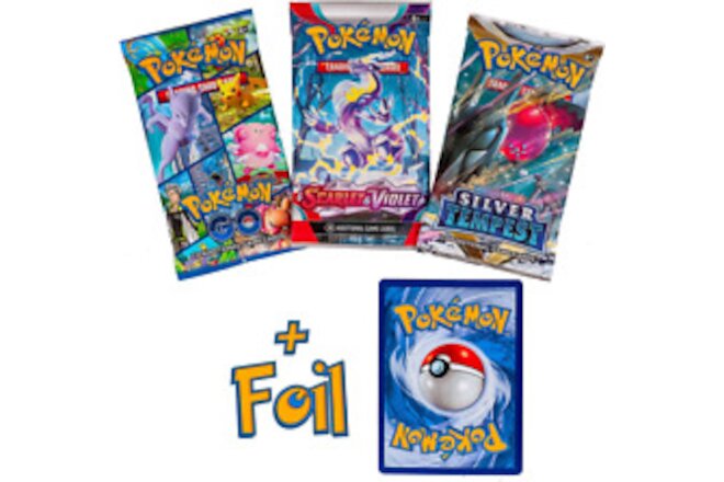 Pokemon TCG: 3 Booster Packs & 1 Random Foil | Includes 3 Blister Packs of Cards