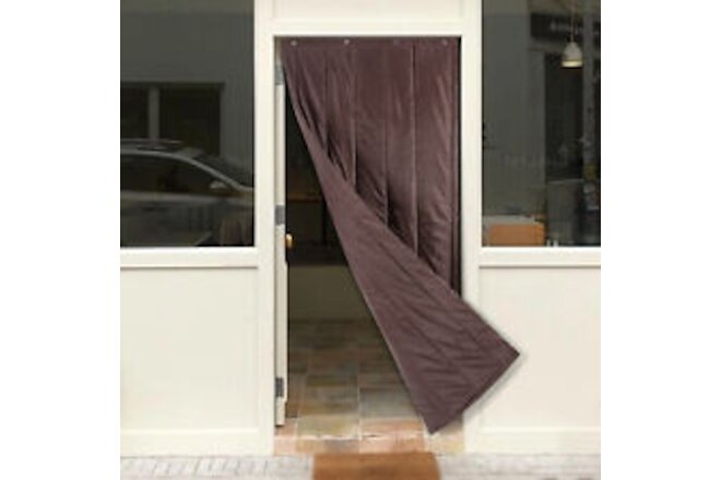 35.5x83inch For Winter Doorways Thermal Insulated Door Curtain Cover Soundproof