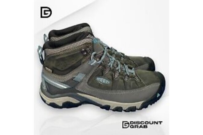 Keen Women's Targhee III Mid Hiking Boots Magnet/Atlantic Blue Size 8.5