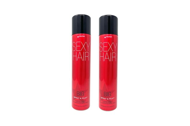 Big Sexy Hair Spray & Play Volumizing Hairspray 10 oz pack of 2