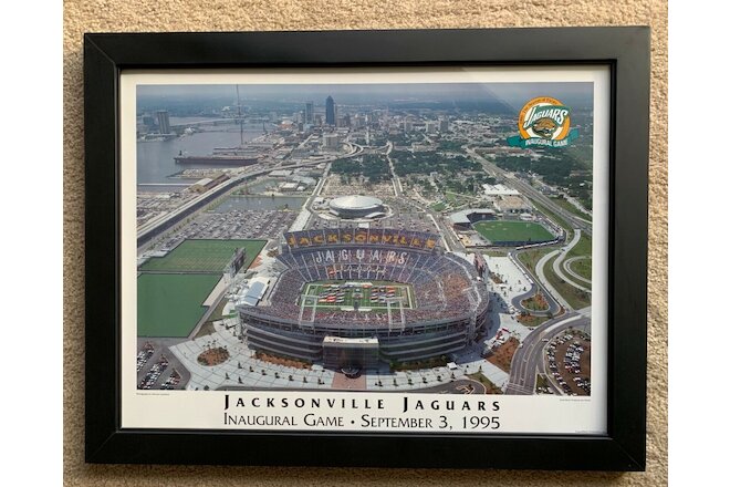 Jacksonville Jaguars Inaugural Game Card Stunt Poster 2-PACK of Posters 18"x24"
