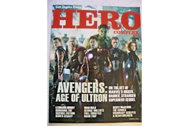 Los Angeles Times Hero Complex Magazine Avengers Age of UItron Spock Spring 2015