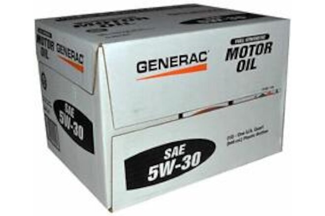 Generac 0J5141 Full Synthetic 5W-30 Engine Oil (12 Quart)