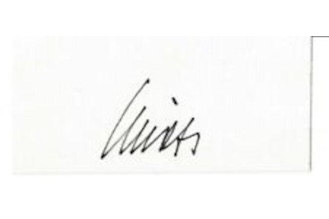 Wolfgang Spate Signed Cut Signature (d) WWII German Ace 99V