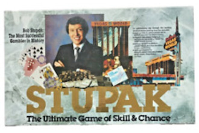 Vtg Vegas World Casino Board Game Ultimate Game Of Skill and Chance Bob Stupak