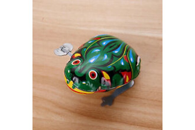 Wind Up Toys Animal Design Eco-friendly Toys Jumping Iron Frog Vintage Toys