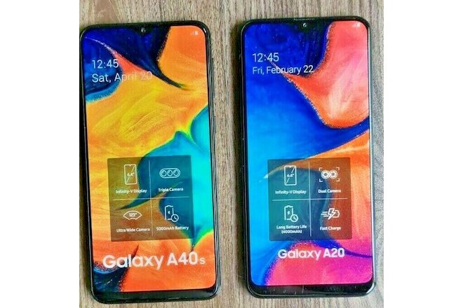Fake Display Phone for Samsung Galaxy A40s & A20 lot of 2