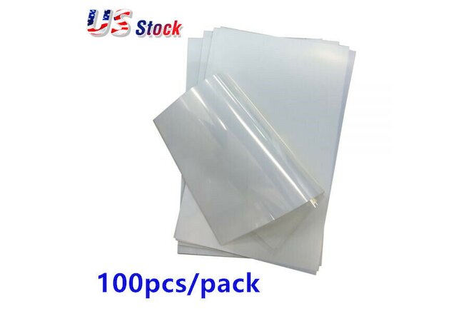 US - 100 Sheets* 13" x 19" Waterproof Inkjet Transparency Film for screen print