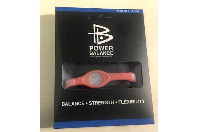 Power Balance Bracelet Wrist Size Small Rose (17.5cm) - NEW