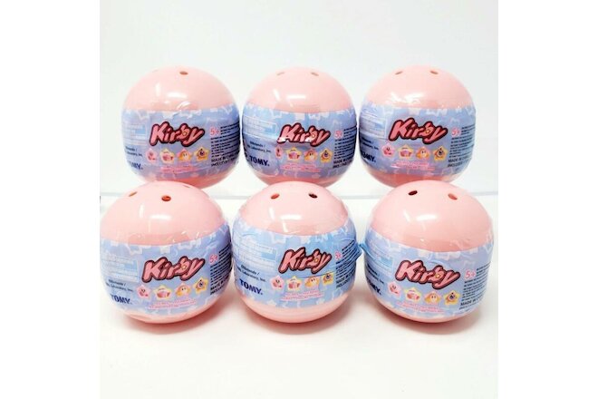 Nintendo Kirby Mini Figures : Lot of 6 Sealed Blind Capsules - NEW! by TOMY