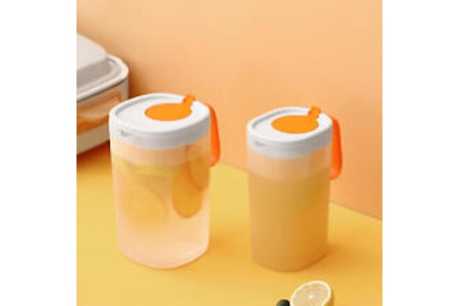 Plastic Water Pitcher with Spouting Lid Juice Ice Tea Cold Kettle Jugs