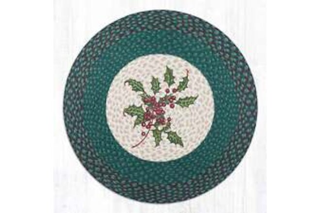 Earth Rugs RP-508 Holly Round Patch 27" x 27"