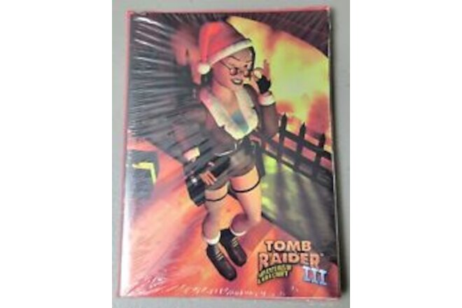 Tomb Raider III Promo Christmas Cards Electronics Boutique Vintage SEALED Pack
