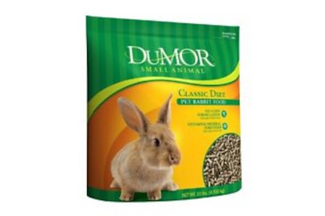 DuMOR 1000903 Small Animal Classic Diet Corn-Free 10 lbs. Pouch Pet Rabbit Food