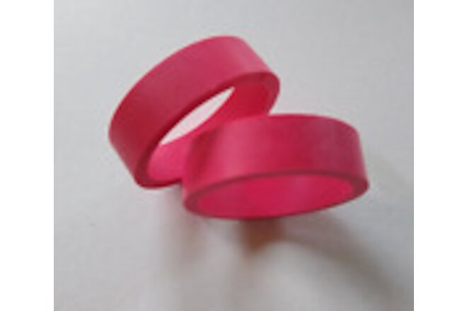 Pinball Flipper Rubber Replacement Rings Standard Size Light Red Color Lot Of 2
