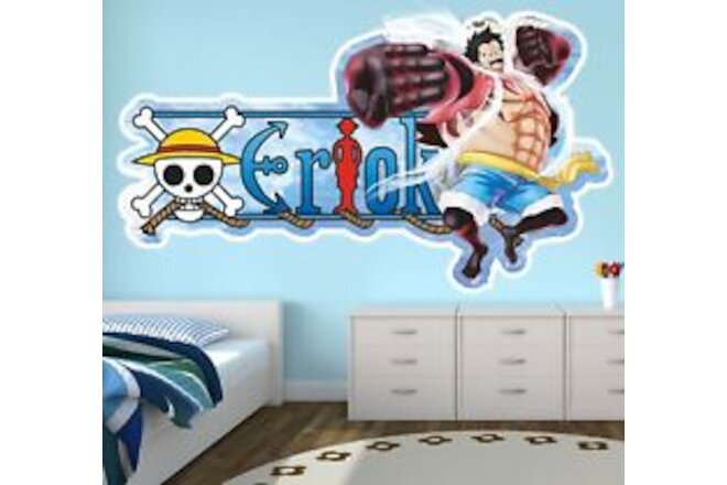 Wall Decal Comic Series Manga Stickers Kids Art Décor Bedroom Custom Name W-36