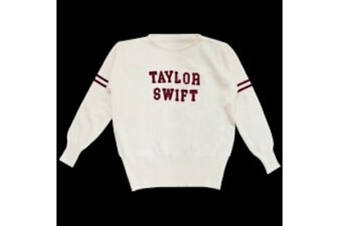 Taylor Swift 4XL Knit Letter Varsity Sweater Red SOLD OUT