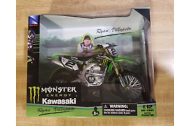 Ryan Villopoto Kawaskaki KX450F 1:12 Scale New Ray Toys Limited Edition