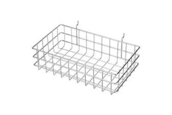 MARLIN STEEL WIRE PRODUCTS 923-12 Storage Basket,Rectangular,Steel