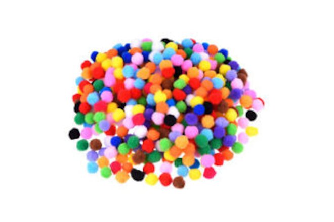 2000 Pcs Pompon DIY Colorful Assorted Fluffy Balls Kindergarten Prop