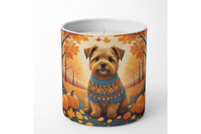 Norfolk Terrier Fall Decorative Soy Candle