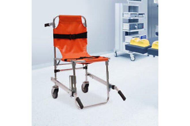EMS Stair Chair 2 wheel Medical Emergency Evacuation Lifting Climbing Wheelchair