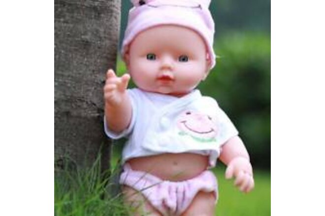 12" Silicone Lifelike Reborn Baby Doll Washable Full Body Vinyl Girl Dolls Gift
