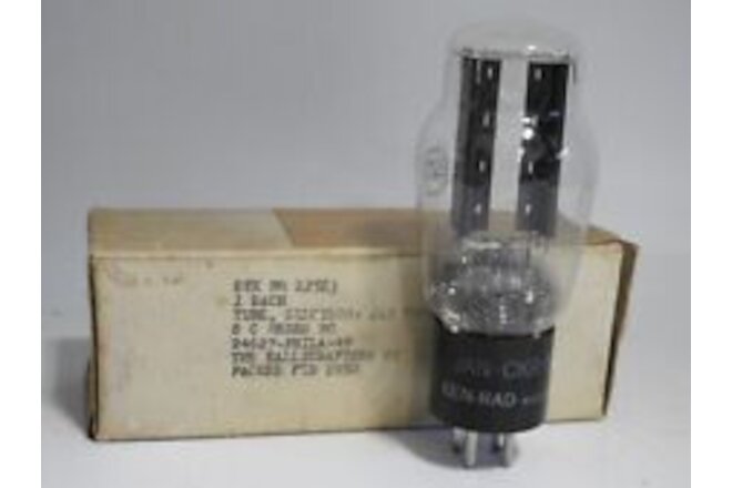 NEW OLD STOCK MILITARY QUALITY 1950 VINTAGE KEN-RAD 5Z3 BLACK PLATE RECTIFIER