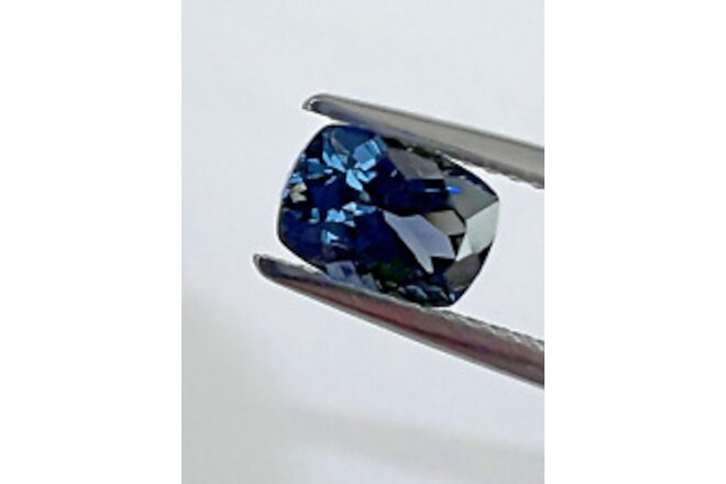 BURMA BLUE SPINEL  UNHEAT  CUSHION 5X7 CTS-1.19 .  GORGEOUS COLLECTION PCS.