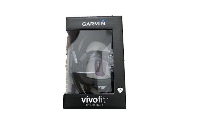 Garmin Vivofit Fitness Band Activity Tracker + Heart Rate - BLACK -