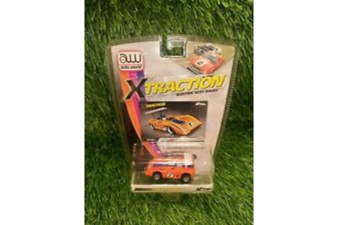 Rare 2006 NOS Auto World R1 Orange Can Am Racer HO Xtraction Slot Car Run on AFX
