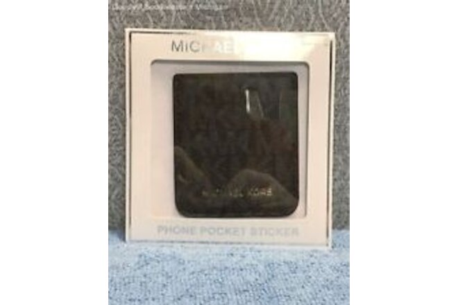 Michael Kors Brown Brand Phone Pocket Sticker 2 Count New
