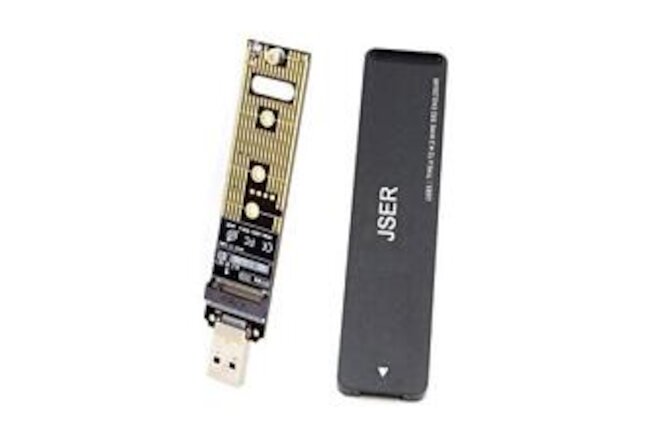 USB 3.0 to Nvme M-Key M.2 NGFF SSD External PCBA Conveter Adapter Card Black