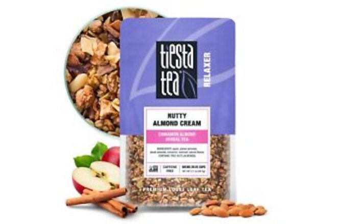 - Nutty Almond Cream | Cinnamon Almond Herbal Tea | Premium Loose Leaf Tea Bl...