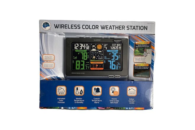 La Crosse Technology Wireless Color Weather Station 872115 New WiFi Remote Senso