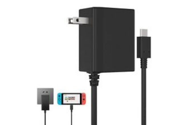 Charger for Switch and Switch OLED,Replacement for Official Switch AC Adapter...