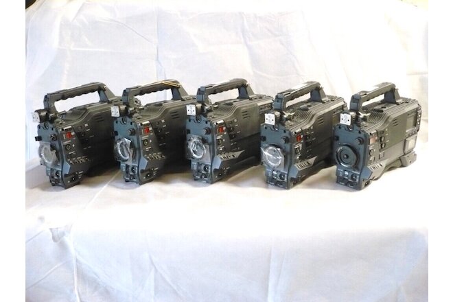 Lot of 5 used Panasonic AJ-SDX900P camcorders