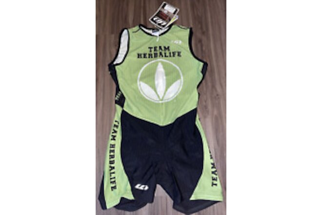 Men’s Size G/L- Team Herbalife Cycling Skinsuit Louis Garneau New With Tags !