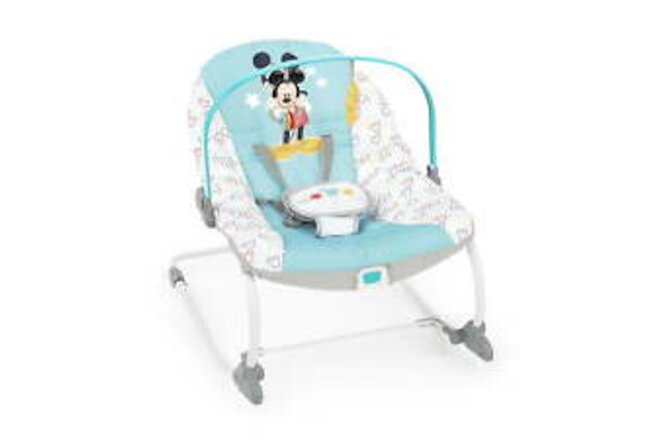 Disney Baby 2-in-1 Slip Resistant Vibrating Infant & Toddler Baby Rocker Chair