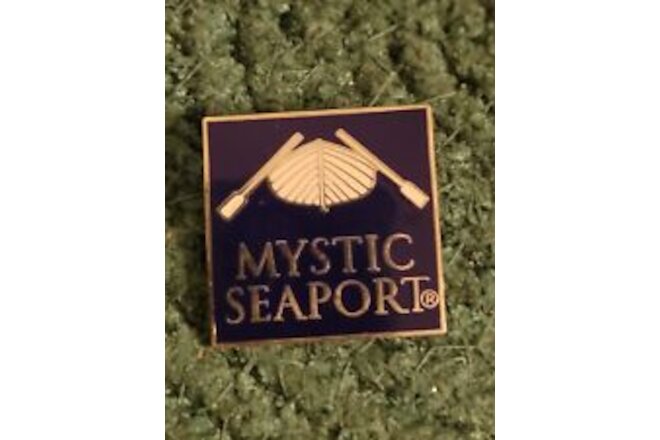 Vintage Unique MYSTIC SEAPORT TRAVEL PIN