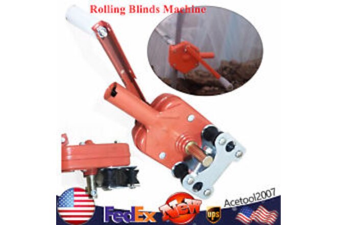 Greenhouse Manual Side Roll Up Winch Film Rolling Blinds Machine Film Coiler 1:4