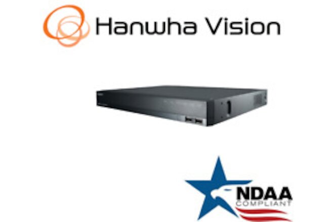 Hanwha Techwin XRN-820S-2TB HDD 8CH 32MP H.265  PoE+ NVR IP Security Recorder