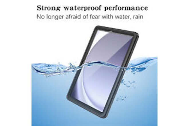 For Samsung Galaxy Tab A9+ 11" X210 X215 X216 Waterproof Full Body Clear Case