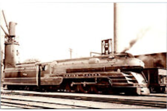 Engine 2093 Lehigh Valley Railway Postcard Train Engine Railroad Reprint