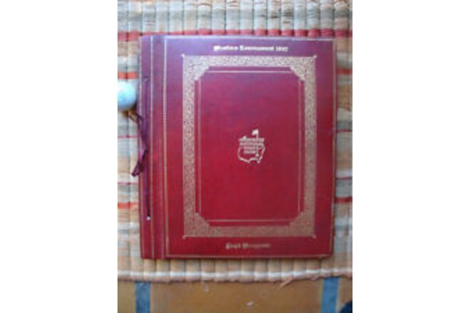 V. Rare 1947 MASTERS LLOYD MANGRUM Personal Album AUGUSTA NATIONAL G.C. Champion