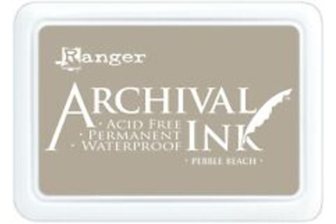 Ranger Archival Ink Pad #0-Pebble Beach - 3 Pack