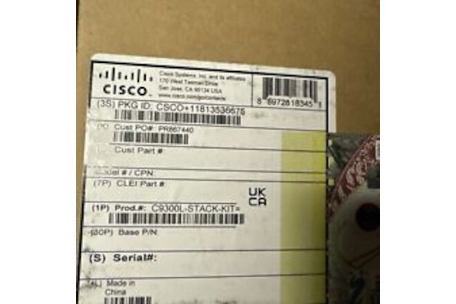 C9300L-STACK-KIT - Cisco Catalyst 9300L Stacking Kit New Sealed