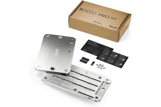 – XSEED PRO Eco - Indestructible Bitcoin Wallet Crypto Seed Storage Steel Plate