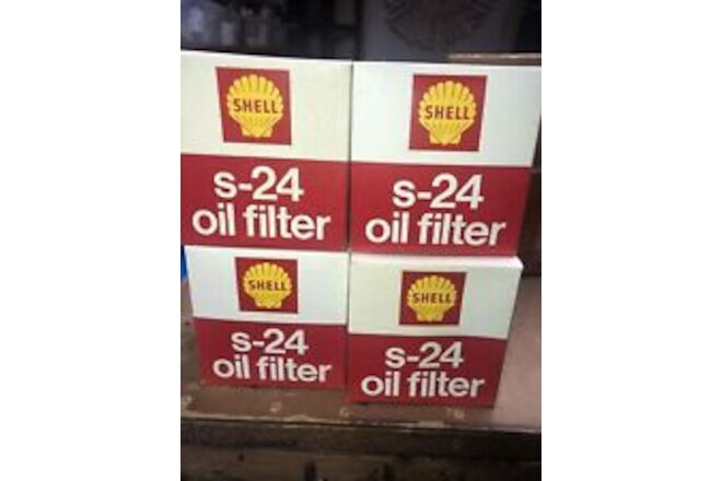 4 Shell  filter (S-24 Vintage New Old Stock